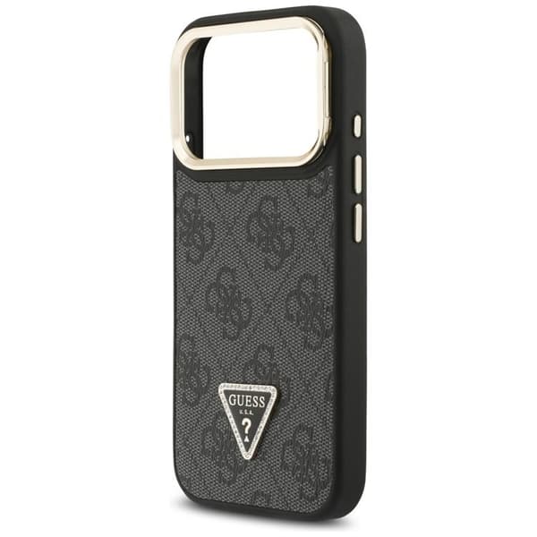 Guess Mobilskal till iPhone 17 Pro MagSafe Triangle Logo & Stand Svart