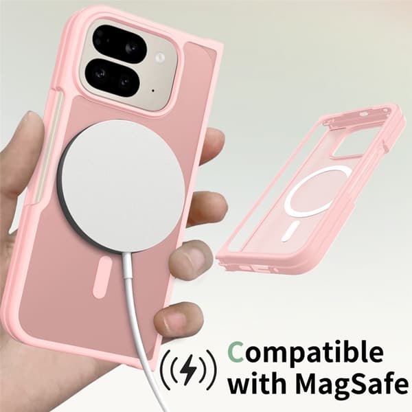 Mobilskal till Google Pixel 10 Pro Fold MagSafe Skin Touch - Rosa Rosa