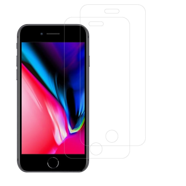 [2-PACK] Karkaistu lasi näytönsuoja iPhone 8 Plus / iPhone 7 Plus