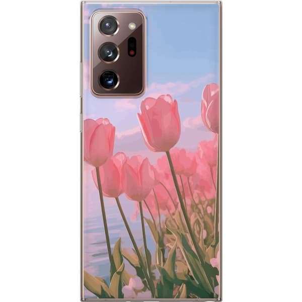 Mobilcover til Samsung Galaxy Note20 Ultra med Rosa Tulipaner