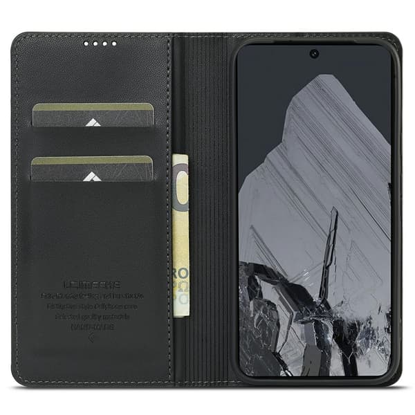 LC.IMEEKE L1 Series Google Pixel 8 Pro Plånboksfodral Konstläder - Svart