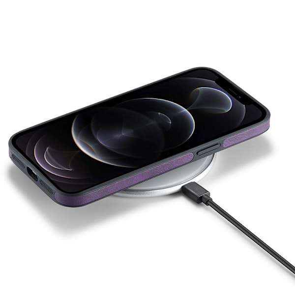 DG.MING Mobilskal till iPhone 12 / 12 Pro Logo View Lila