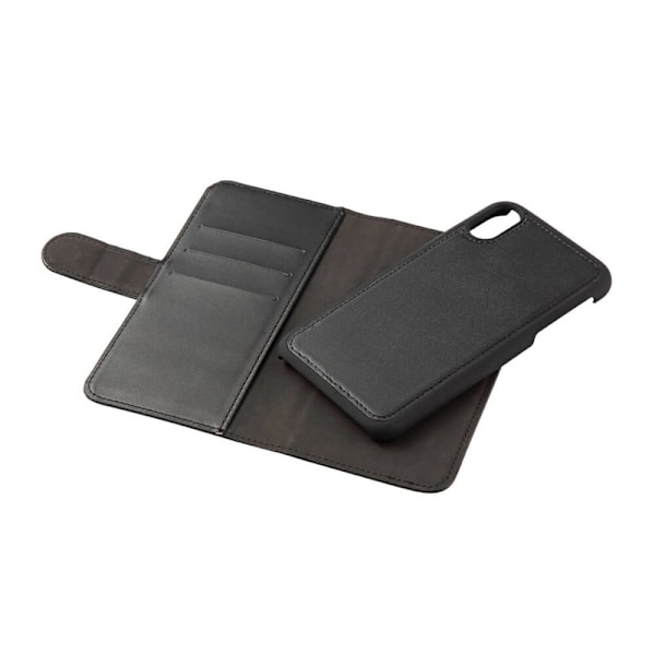 GEAR Pungetui med magnetcover til iPhone XS Max - Sort Black