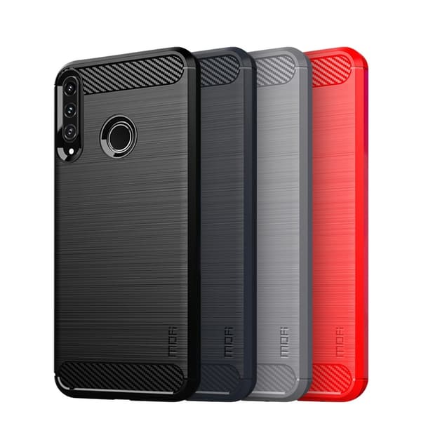 MOFI Børstet Mobilskal Huawei P40 Lite E - Sort Black
