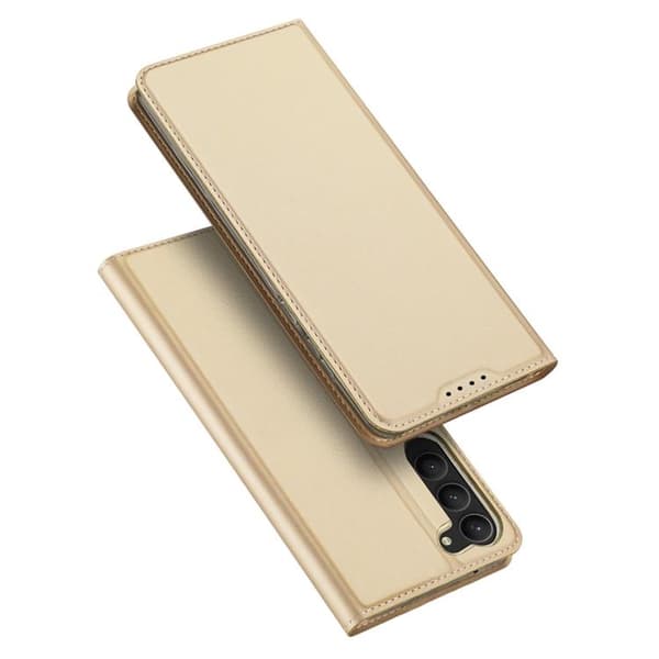 Dux Ducis Galaxy S23 Plus Plånboksfodral Skin Series - Guld Guld