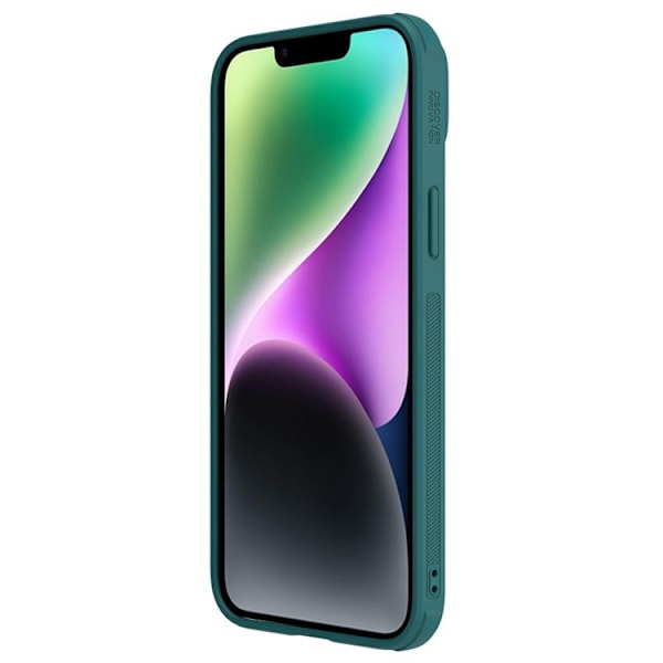 Nillkin iPhone 14 Skal CamShield Läder S - Grön