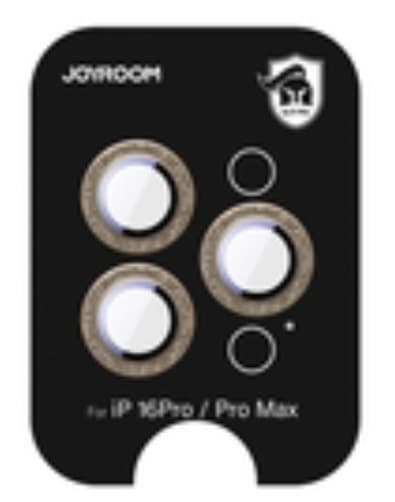 Joyroom iPhone 16 Pro/16 Pro Max Härdat Glas Kameralinsskydd - Brun Brun