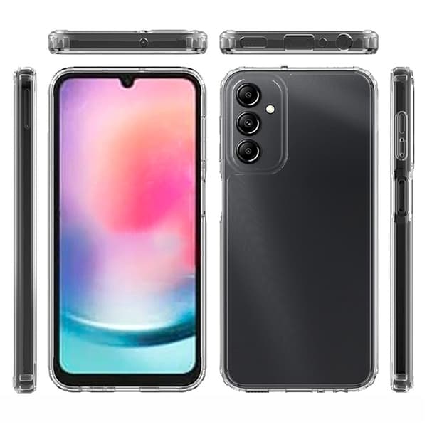 Galaxy A24 4G Mobilskal Akryl TPU - Clear Transparent