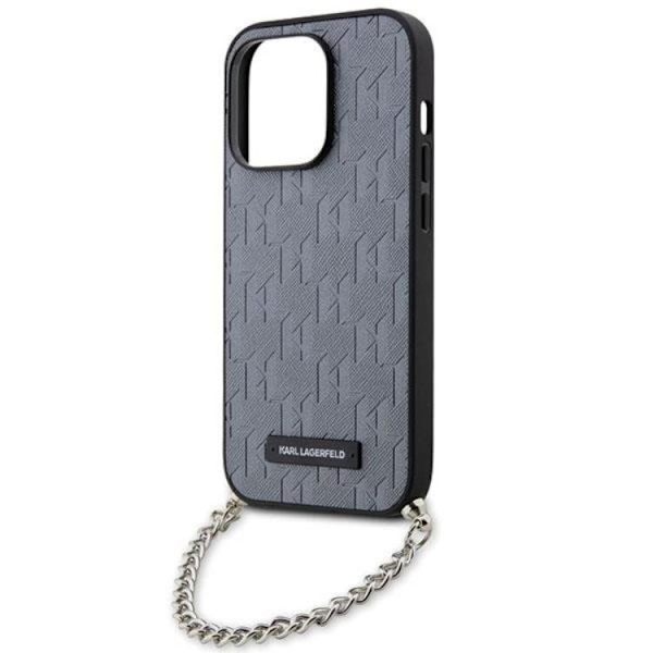 KARL LAGERFELD iPhone 14 Pro Max Mobilskal Monogram Chain