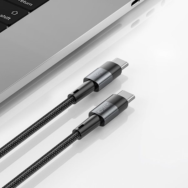 Tech-Protect USB-C till USB-C Kablar (3m) Ultraboost - Svart