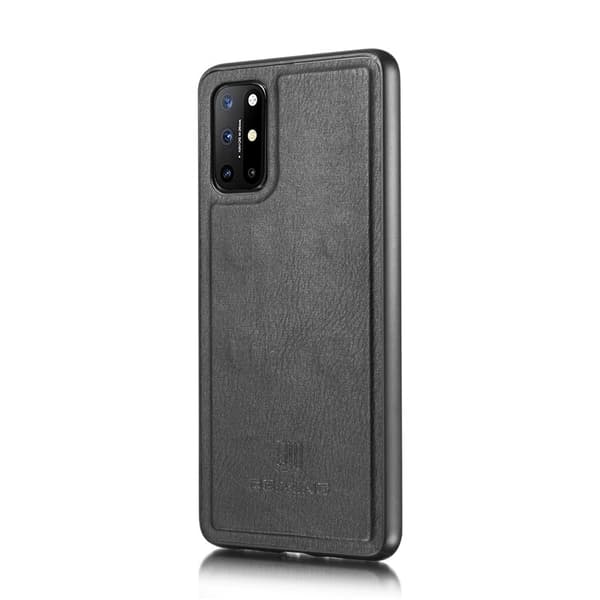 DG.MING OnePlus 8T Äkta Läder Plånboksfodral Svart