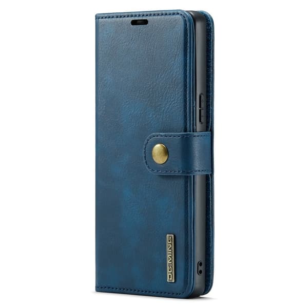 DG.MING Detachable Magnetic Plånboksfodral Äkta Läder för Sony Xperia 10 V - Blå
