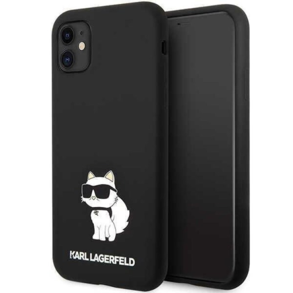 Karl Lagerfeld iPhone 11/XR matkapuhelimen suojakuori silikonista Choupette