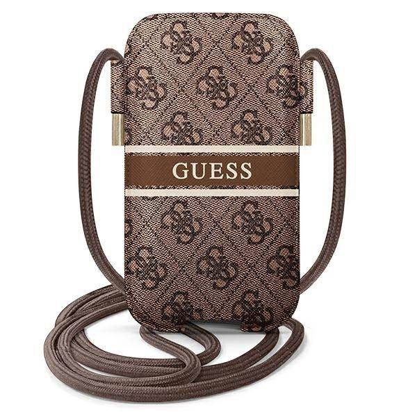 Guess Halsbandsfodral 6.1" Stripe - Brun Brun