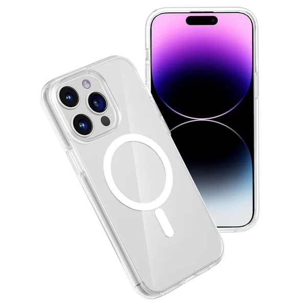 Mobilskal till iPhone 15 Pro MagSafe - Transparent Transparent