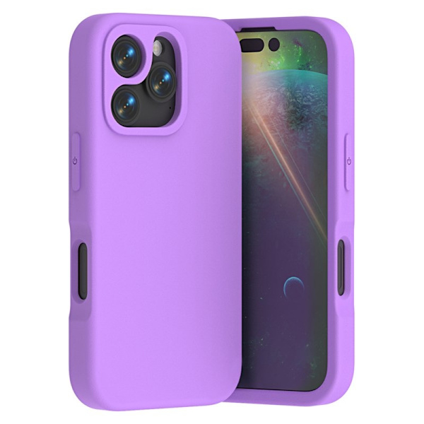 Mobilskal till iPhone 16 Pro Max Shockproof EVA - Lila Lila