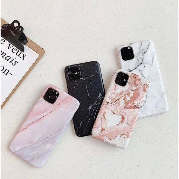 Wozinsky Marble iPhone 12 Pro Max Cover Pink Pink