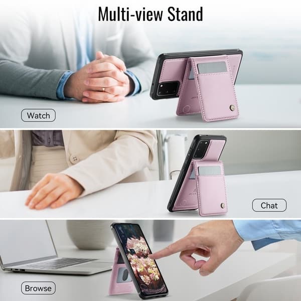 JEEHOOD J06 Mobilskal för Samsung Galaxy S20 FE MagSafe - Rosa