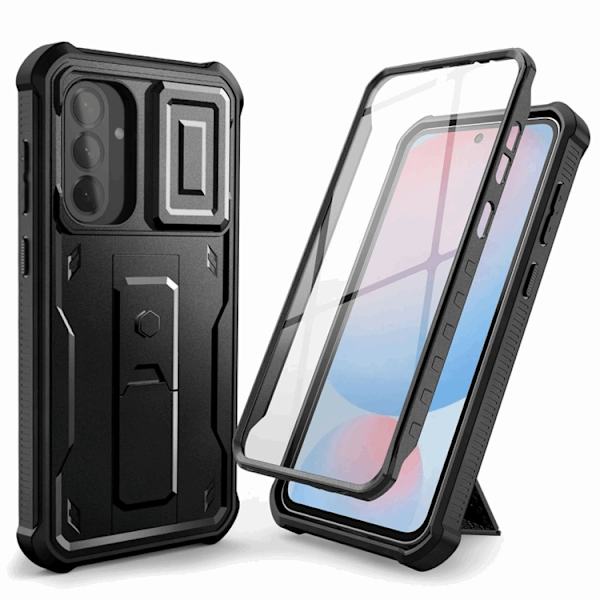 Tech- Protect telefontaske til Galaxy A56 5G Kevlar Cam Plus - Sort Svart