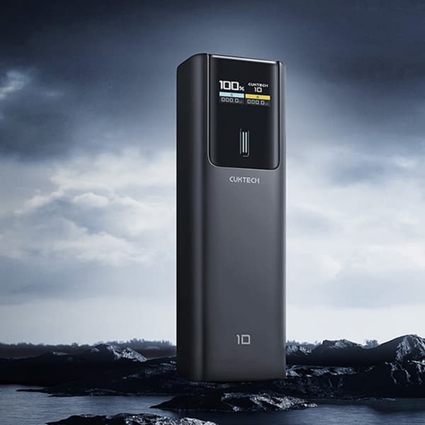 Cuktech Powerbank 10000 mAh 150W USB-C USB-A - Svart Svart