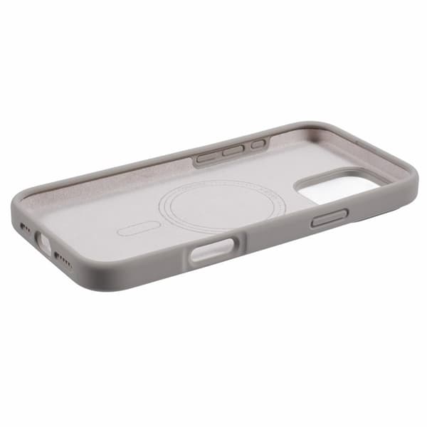 X-LEVEL Mobilskal till iPhone 16 Pro MagSafe Rotbart Ställ Flytande Silikon Grå