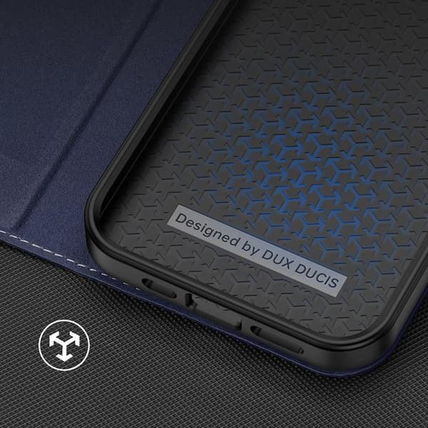 Dux Ducis iPhone 14 Plus Plånboksfodral Skin X2 - Blå
