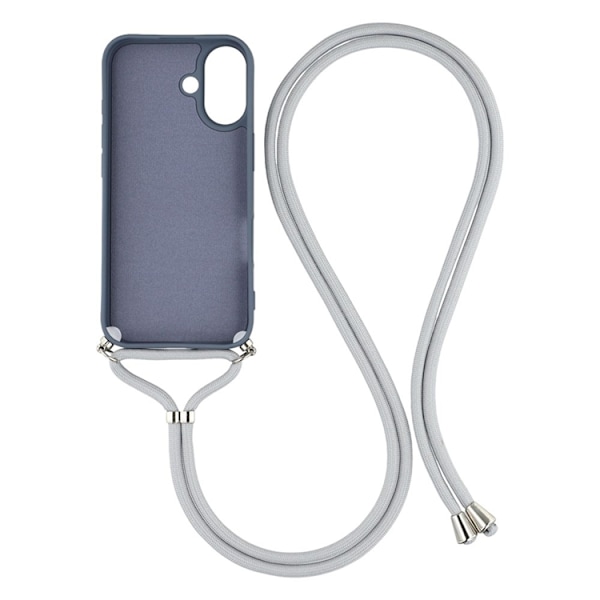 Mobilskal till iPhone 17 Med Axelrem - Lavender Grå Grå