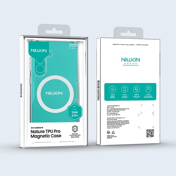 Nillkin Mobilskal till Galaxy S25 Plus Magsafe Magnetic Nature Pro - Vit Vit