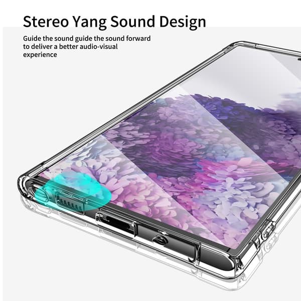LEEU Shockproof Skal Till Samsung Galaxy Note 20 - Clear Transparent
