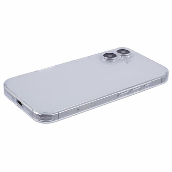 X-LEVEL Mobilskal till iPhone 16 Matte TempeRöd Glass TPU Transparent