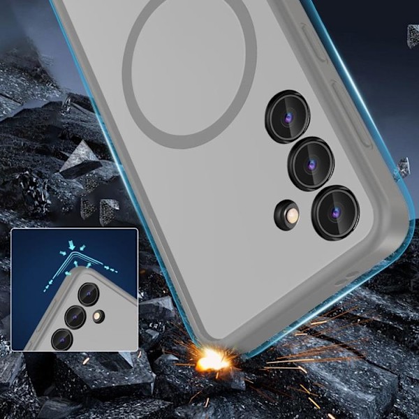 Tech-Protect Galaxy S24 Mobilskal Magsafe Magmat - Titanium