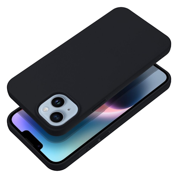 MATT skal för iPhone 14 Max svart Svart