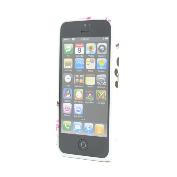 Diamant FlexiCase Cover til Apple iPhone 5/5S/SE - Gul Blomst Yellow