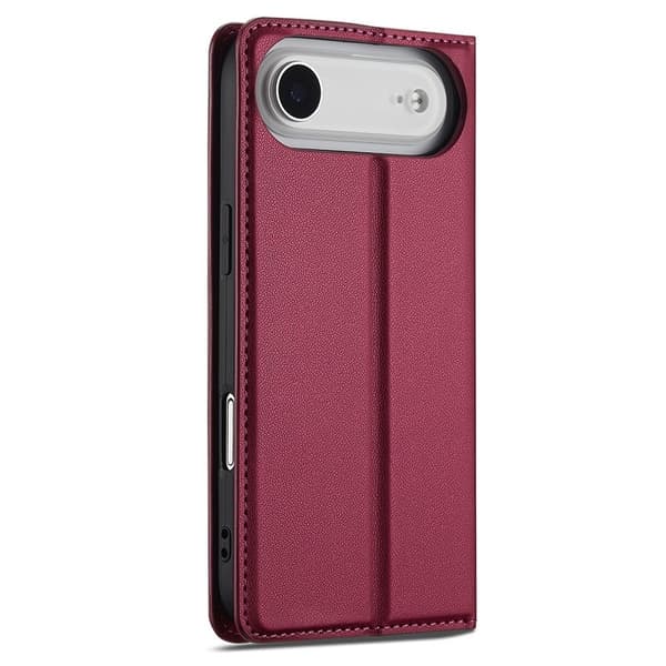 LC.IMEEKE L1 Series iPhone Air Plånboksfodral Konstläder - Röd Röd