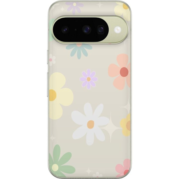 Mobilskal till Google Pixel 10 med fejdande blommor