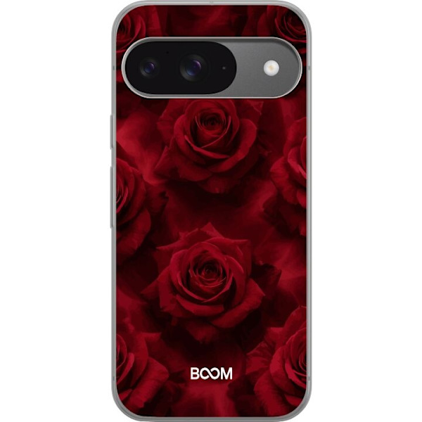 Mobilskal till Google Pixel 9 med Crimson Rose