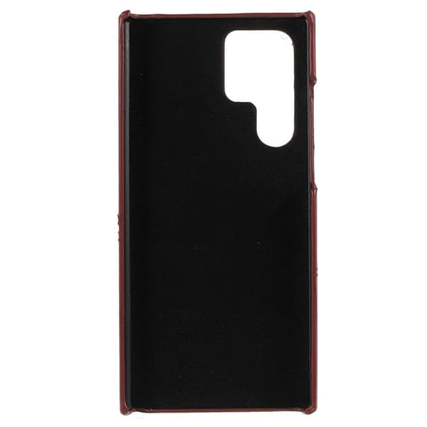 Kortholder Læder Cover Galaxy S22 Plus - Rød Red