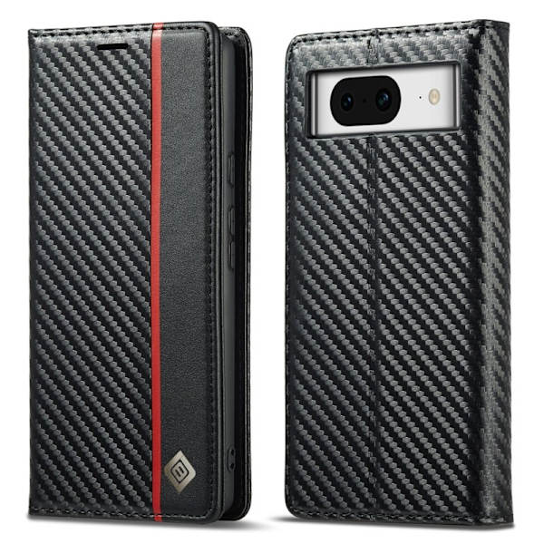 LC.IMEEKE Google Pixel 8 Plånboksfodral Konstläder - Vertikal rand