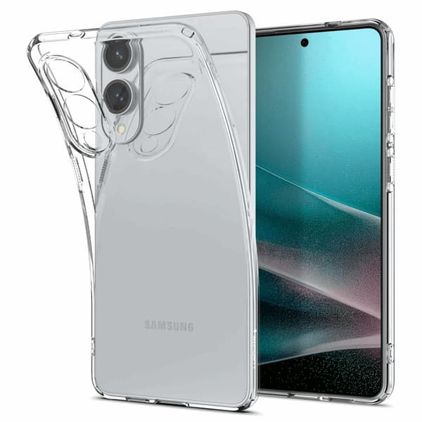 Spigen Telefontaske til Galaxy S25 Edge Flydende Krystal - Krystalklar Transparent