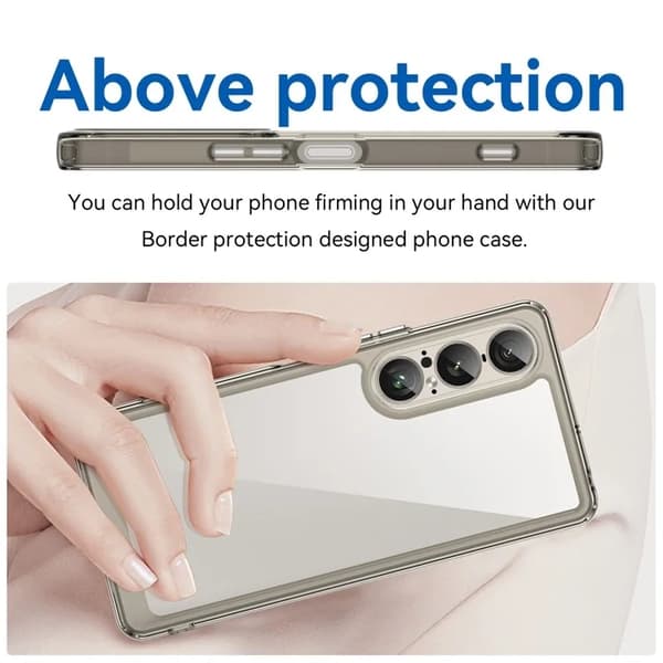 Mobilskal till Sony Xperia 1 VII Acrylic TPU - Grå