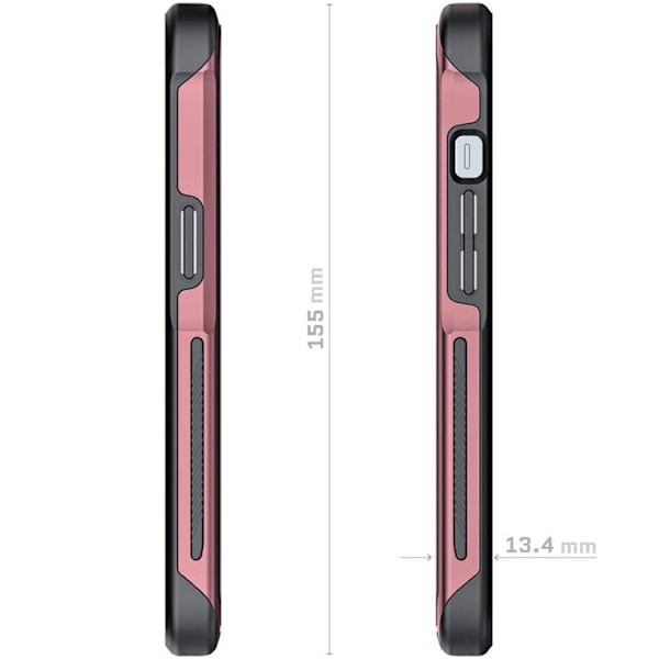 Ghostek MagSafe Atomic Slim Skal iPhone 13 - Rosa