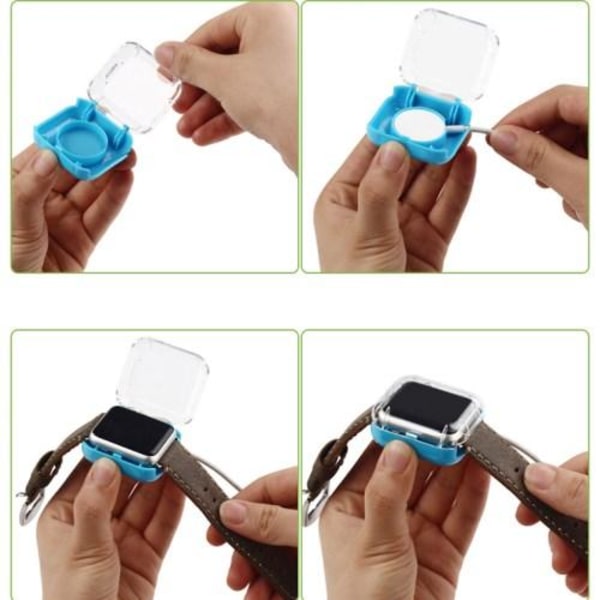 VCOER Skyddande laddningsskal till Apple Watch 38mm / 42mm - Grön Grön