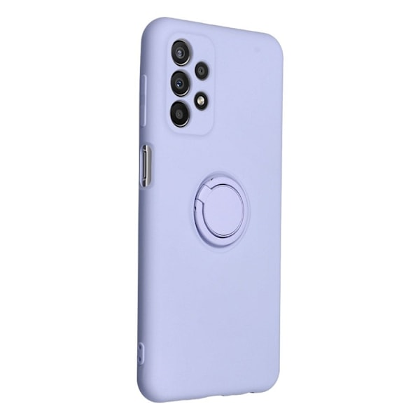 Galaxy S23 FE Mobilskal Ringhållare Silikon - Lila