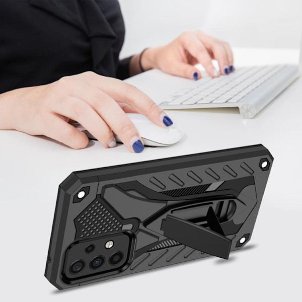 Phantom Knight Kickstand Skal Galaxy A53 5G - Svart Svart
