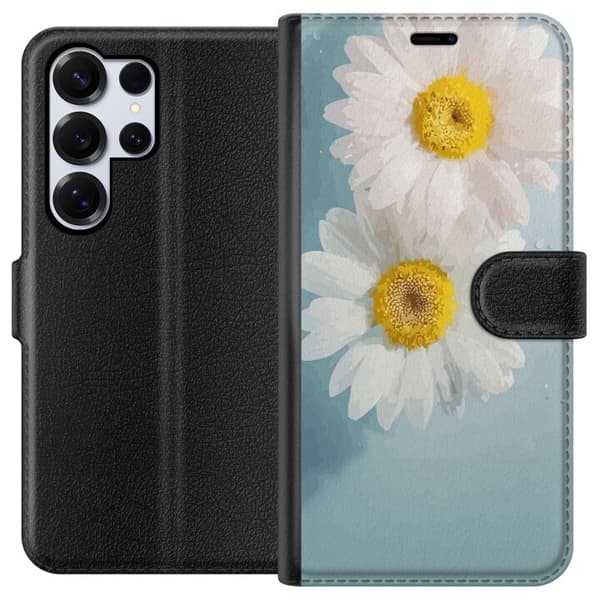 Pung Taske til Samsung Galaxy S25 Ultra med sommerblomster