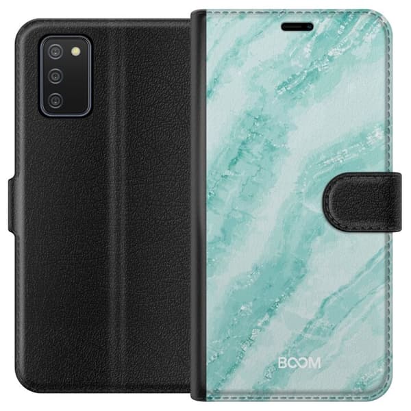 Plånboksfodral till Samsung Galaxy A02s med Mint Marble