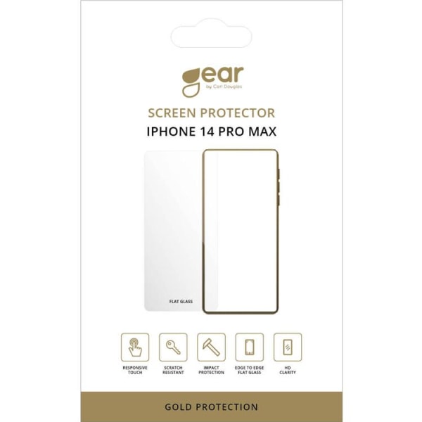Gear iPhone 14 Pro Max karkaistu lasi näytönsuoja 2.5D