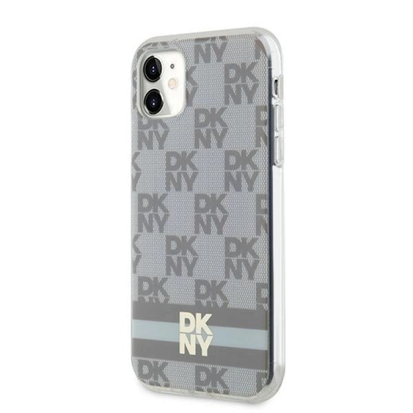 DKNY iPhone 11/XR Mobilskal Magsafe IML Checkered Mono