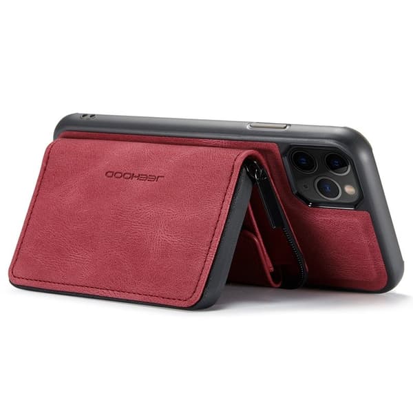 JEEHOOD Mobilskal till iPhone 11 Pro Röd - Magnetisk med Kickstand