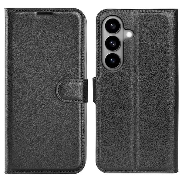 AMORUS Samsung Galaxy S26 / S26 Pro Plånboksfodral Konstläder Ställ - Svart